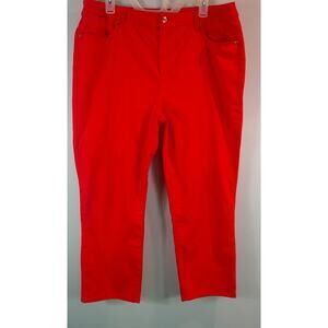 Chico's The Platinum Crop Women's Orange Size 2.5